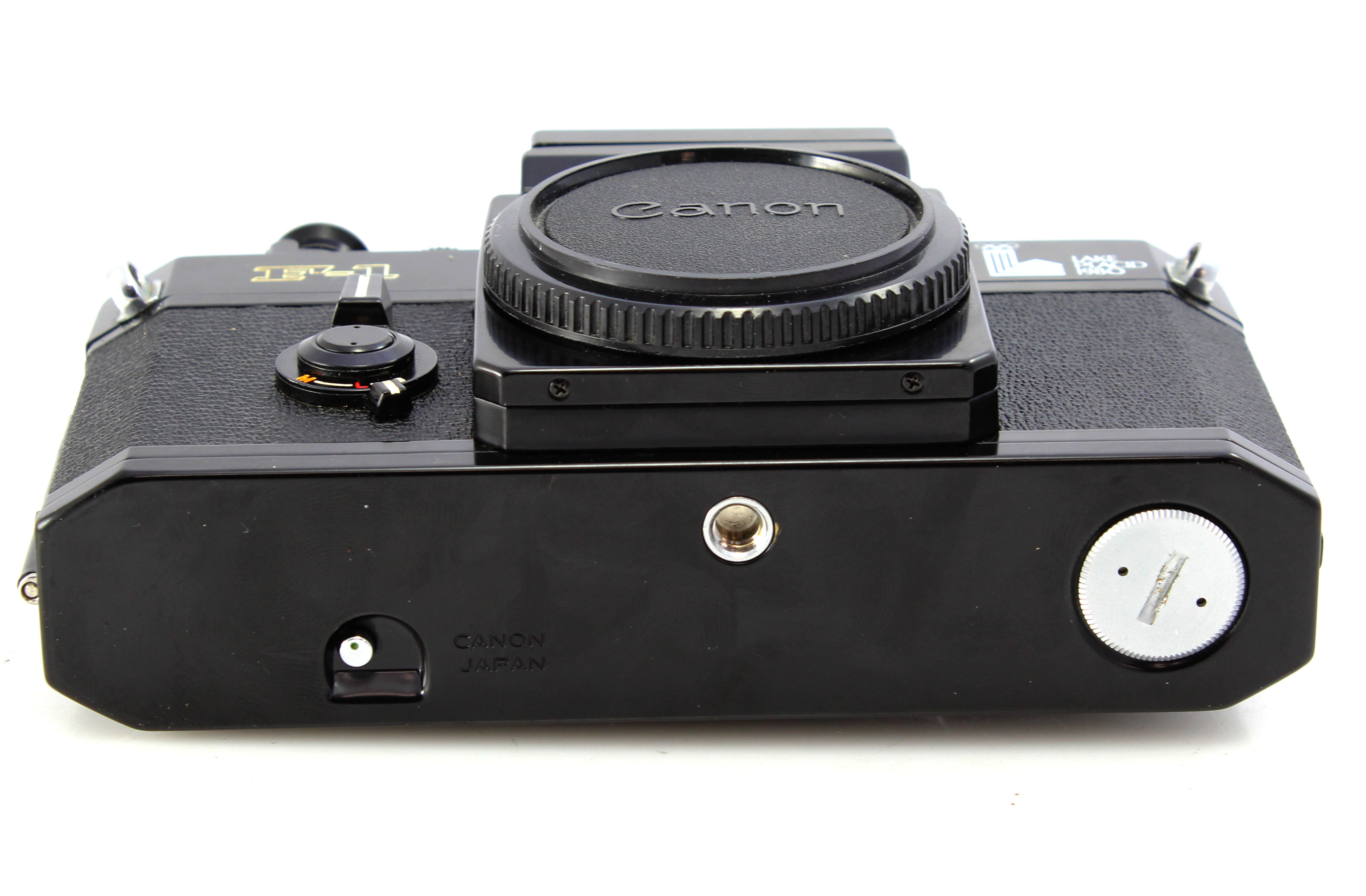 Canon F-1 Lake Placid 35mm SLR Body with Original Case and Lens