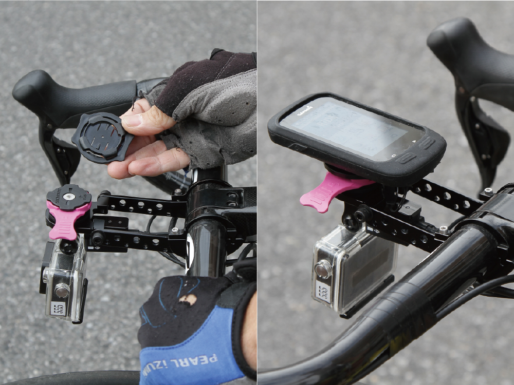 レックマウントプラス-サイクルコンピューターアダプター ガーミン用