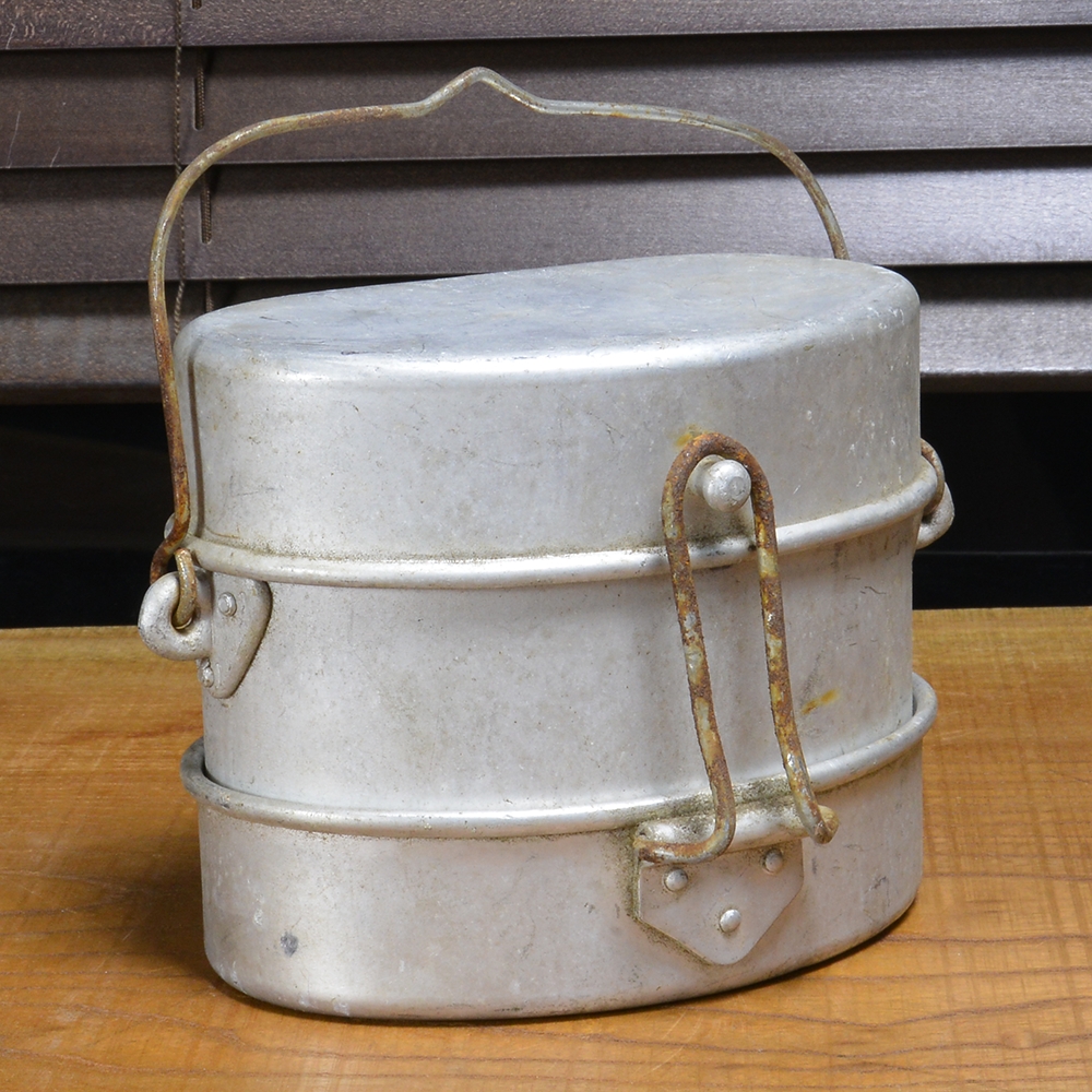 イタリア軍放出品 メスキット 飯盒 アルミ製 三段式 | ミリタリー