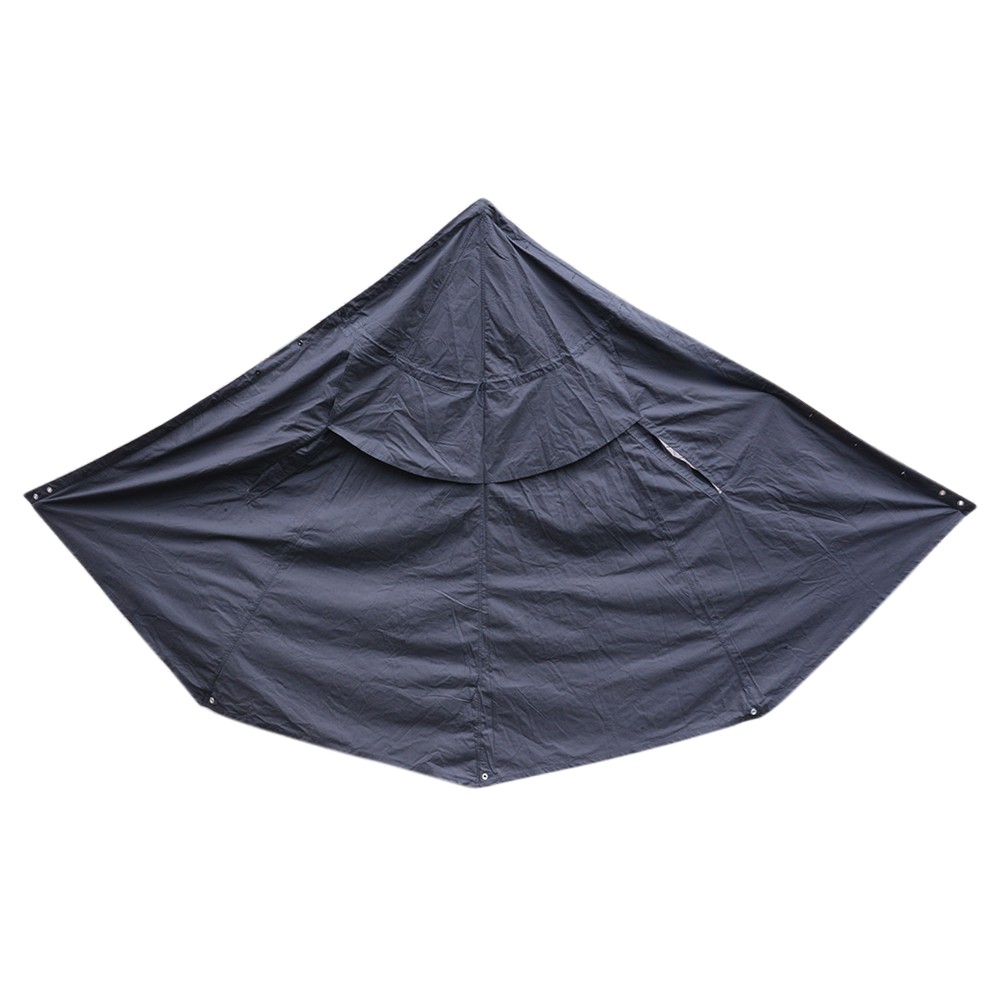 ポーランド軍放出品 テントシート 軍幕 パップテント ダークネイビー