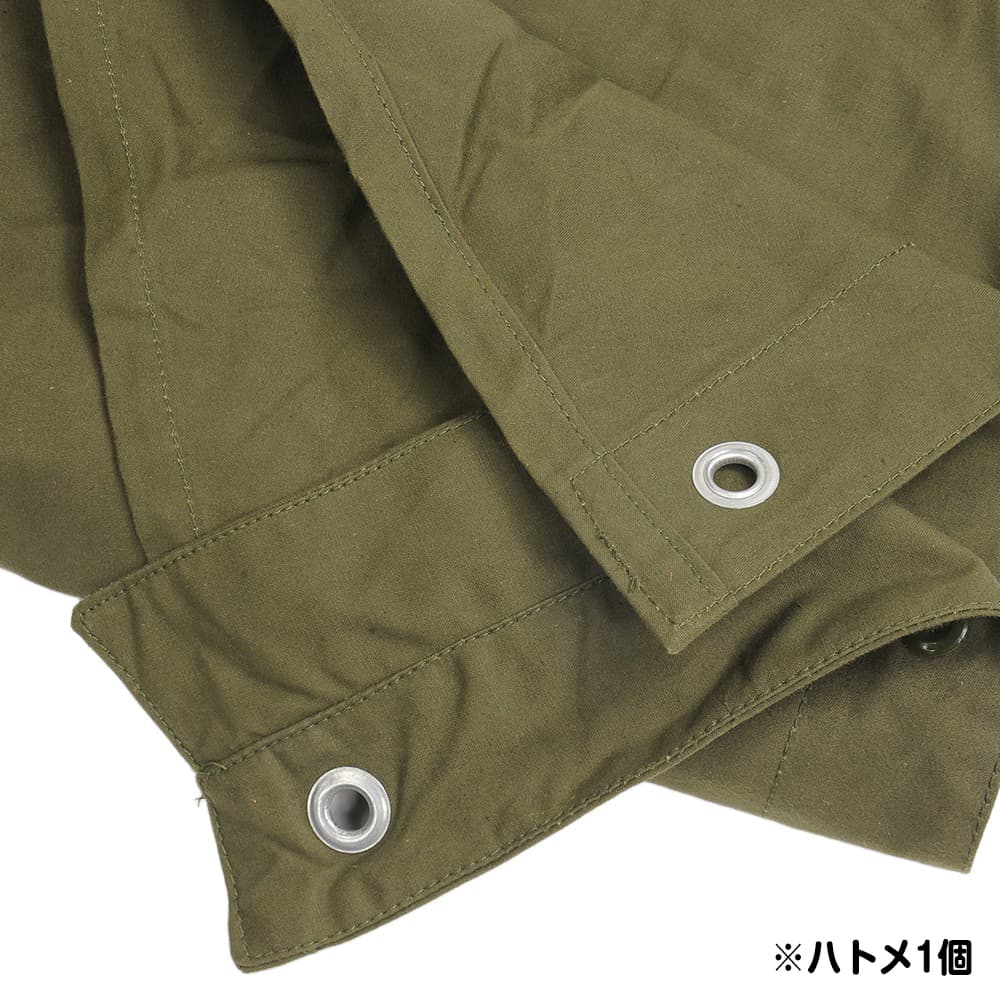 ポーランド軍放出品 テントシート 2枚セット ペグ・ポール付き 軍幕