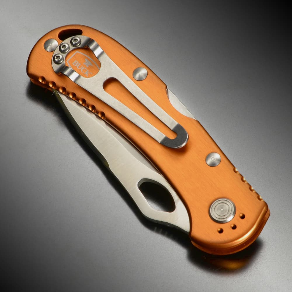 BUCK 折りたたみナイフ SpitFire ロックバック式 オレンジ 722ORS1
