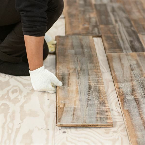 天然木 】古材風 ウッド フローリングボード (82020-82021)【 ウッド