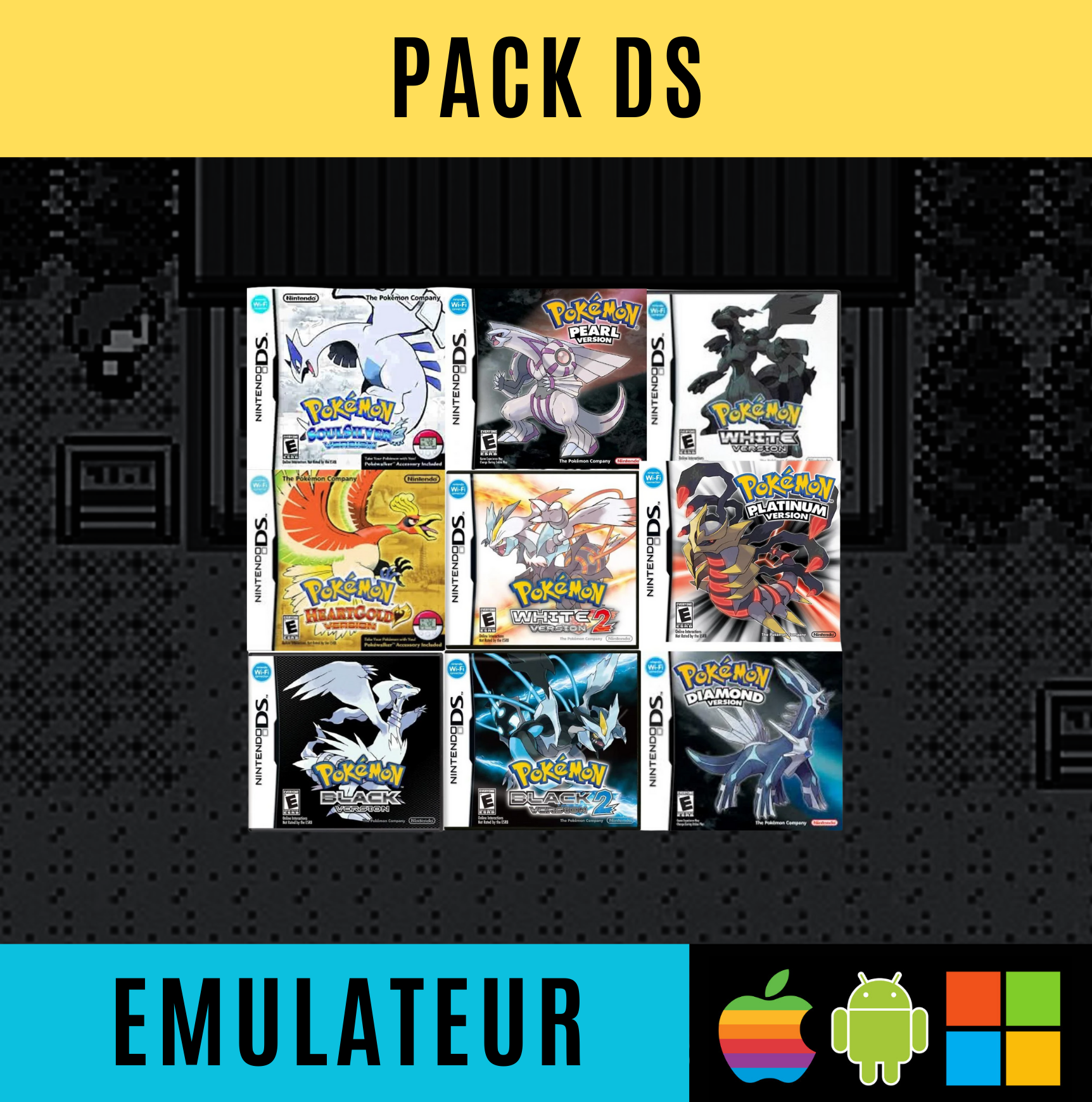 Pokémon Pack 🎮 | Emulator + Retro Games – RetroXmania