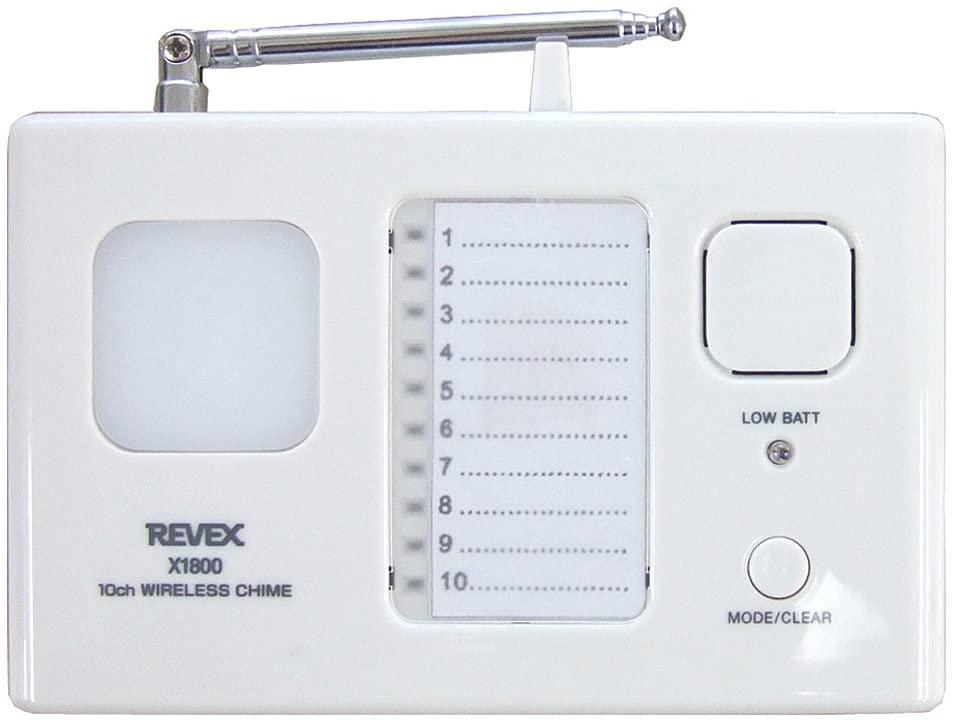 10ch呼び出しチャイム X1810（送・受信機セット）・X1800（受信機