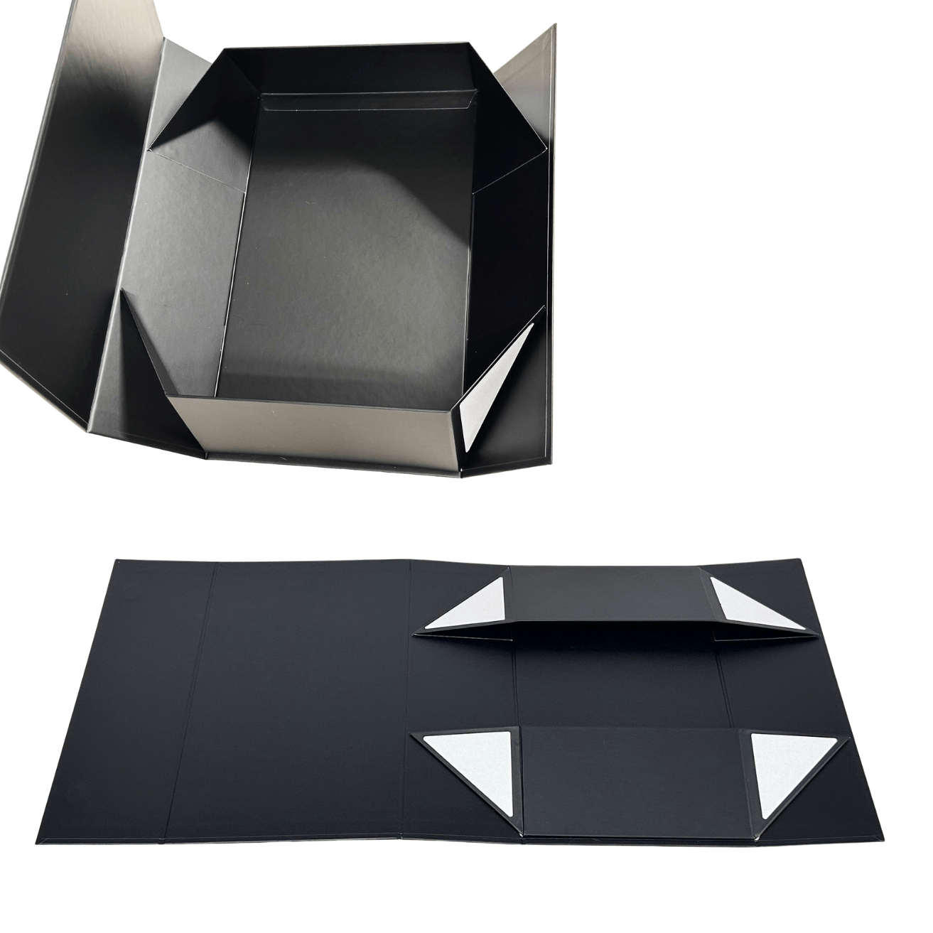 Cutie mucava neagră cu închidere magnetică 350X205X113 mm