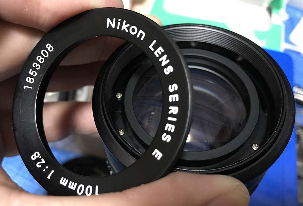 Repair: Nikon 100mm f/2.8 Series-E | Richard Haw's Classic Nikon