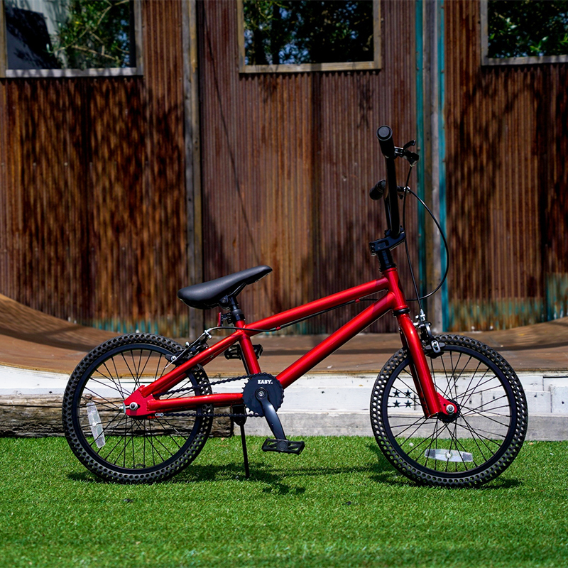 パンクしない自転車 FUN EASY BMX 16インチ キャンディーレッド