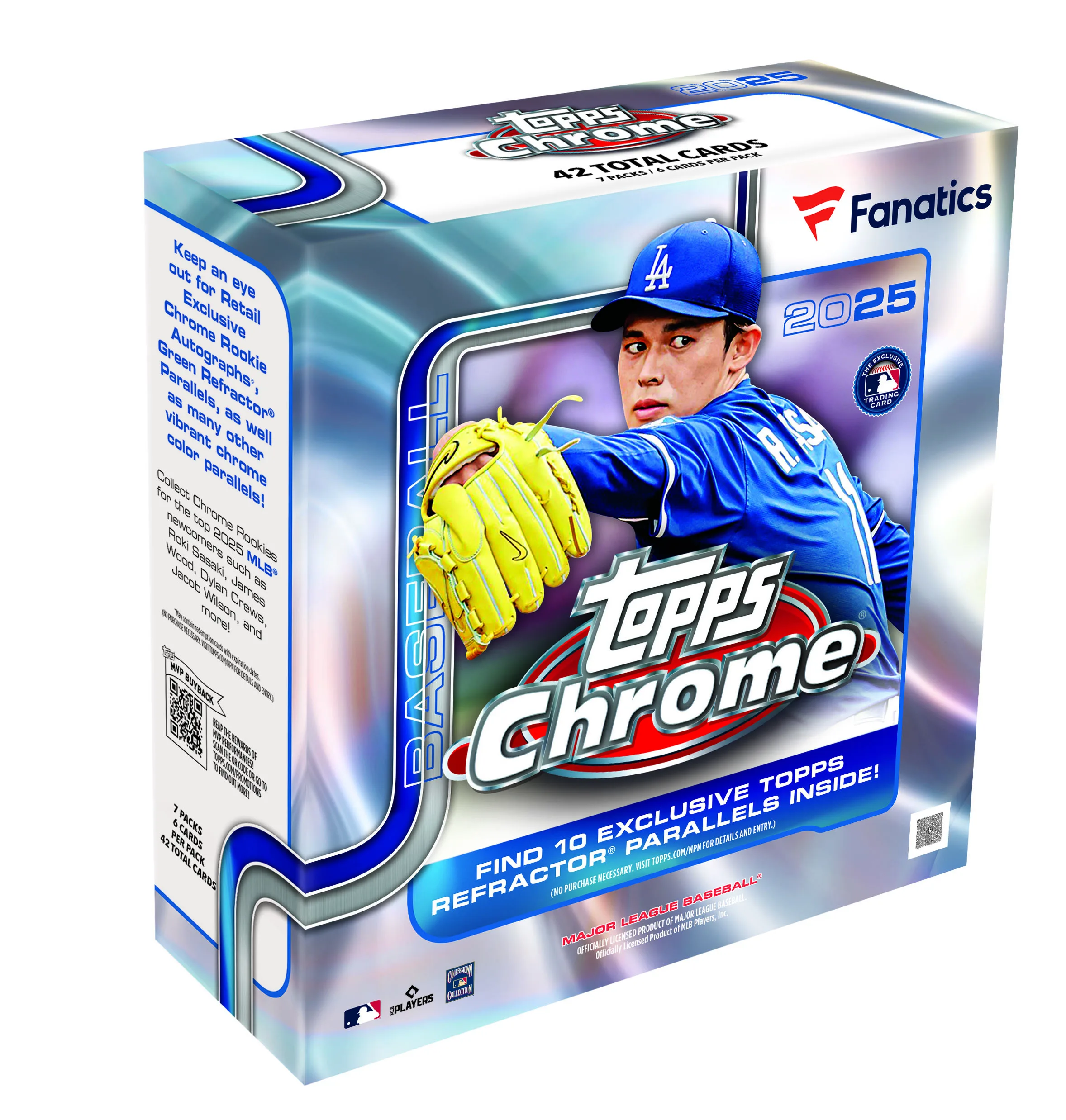 2025 Topps Chrome® ベースボール ― ホビー、ジャンボ、バリュー、メガ