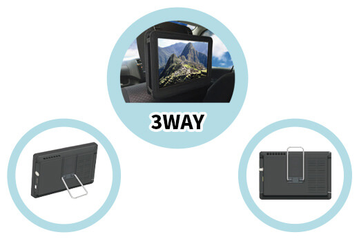 9インチ録画機能付きポータブルTV - ROOMMATE