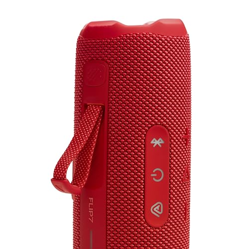 JBL Flip 7 Portable Waterproof Bluetooth Speaker (Red) — Rock and