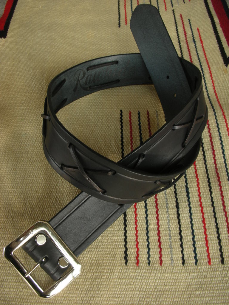 RAWHIDE THE WILD ONE JOHNNY 乱暴者マーロンブランド LACE BELT LOT