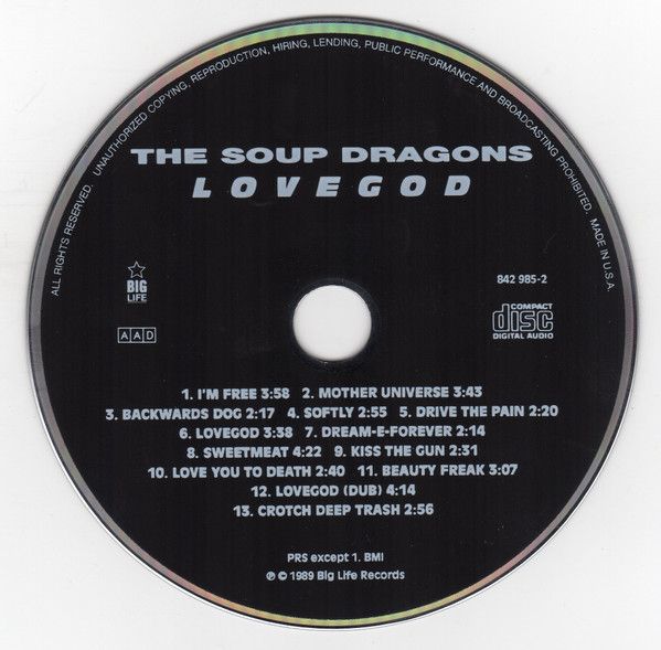 The Soup Dragons – Lovegod - Rockydiscos