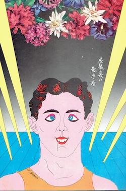 路地裏 誠志堂】江戸川乱歩全集1 屋根裏の散歩者 横尾忠則 挿絵シート付