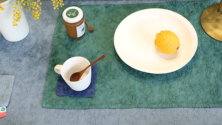 森の8カテン]リネン刺繍ランチョンマット | 森の8カテン rolca_shop