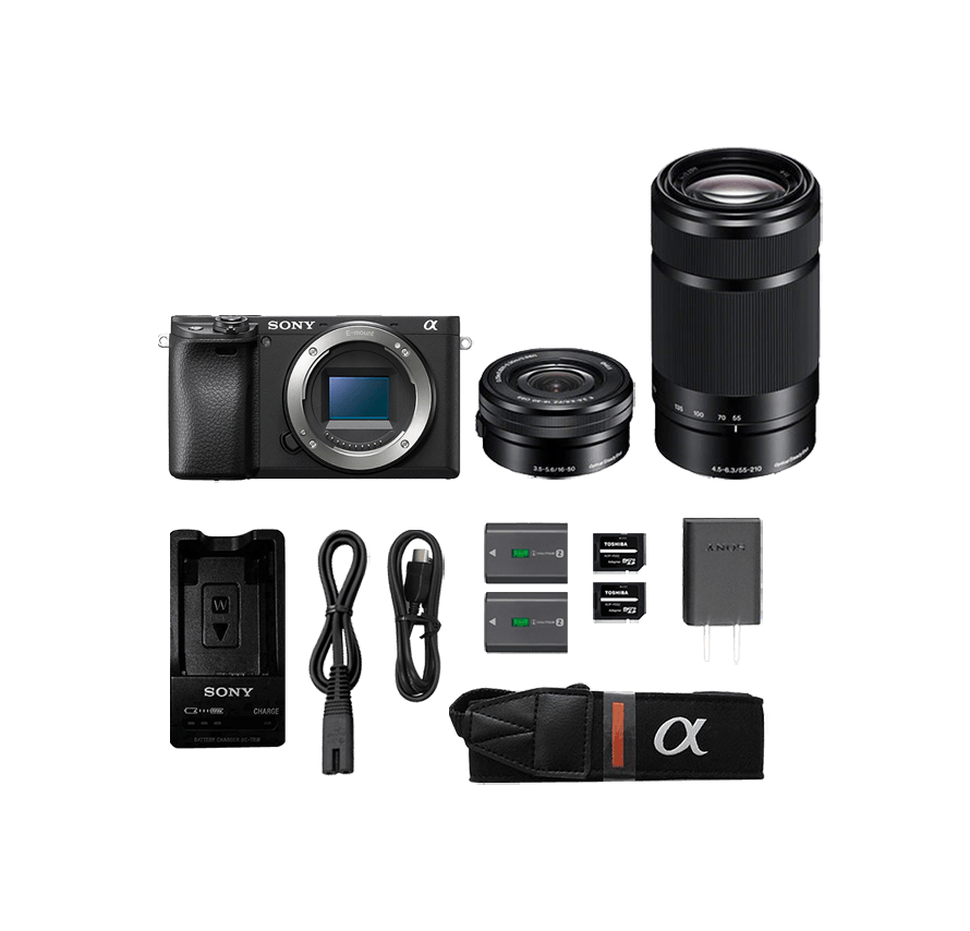 SONY 1000円スタート！お買い得 Sony α65 ダブルズームレンズ 中古