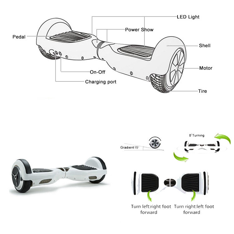 CHIC Patent Fashion Sport Electric Unicycle Wheel - Self Balancing