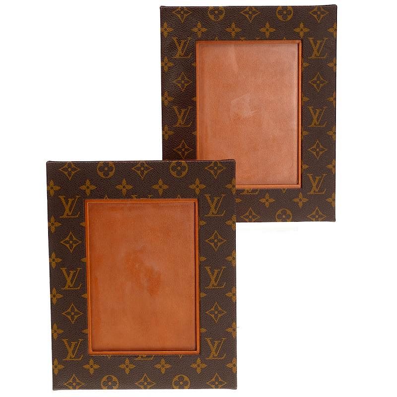 2) Louis Vuitton table-top picture frames sold at auction on 11th