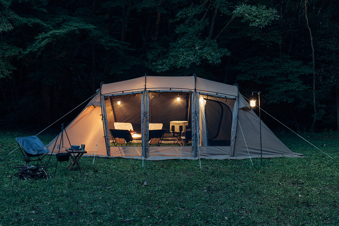 SABBATICALの2020年ニューモデルトンネルテント「アルニカ」・「ギリア