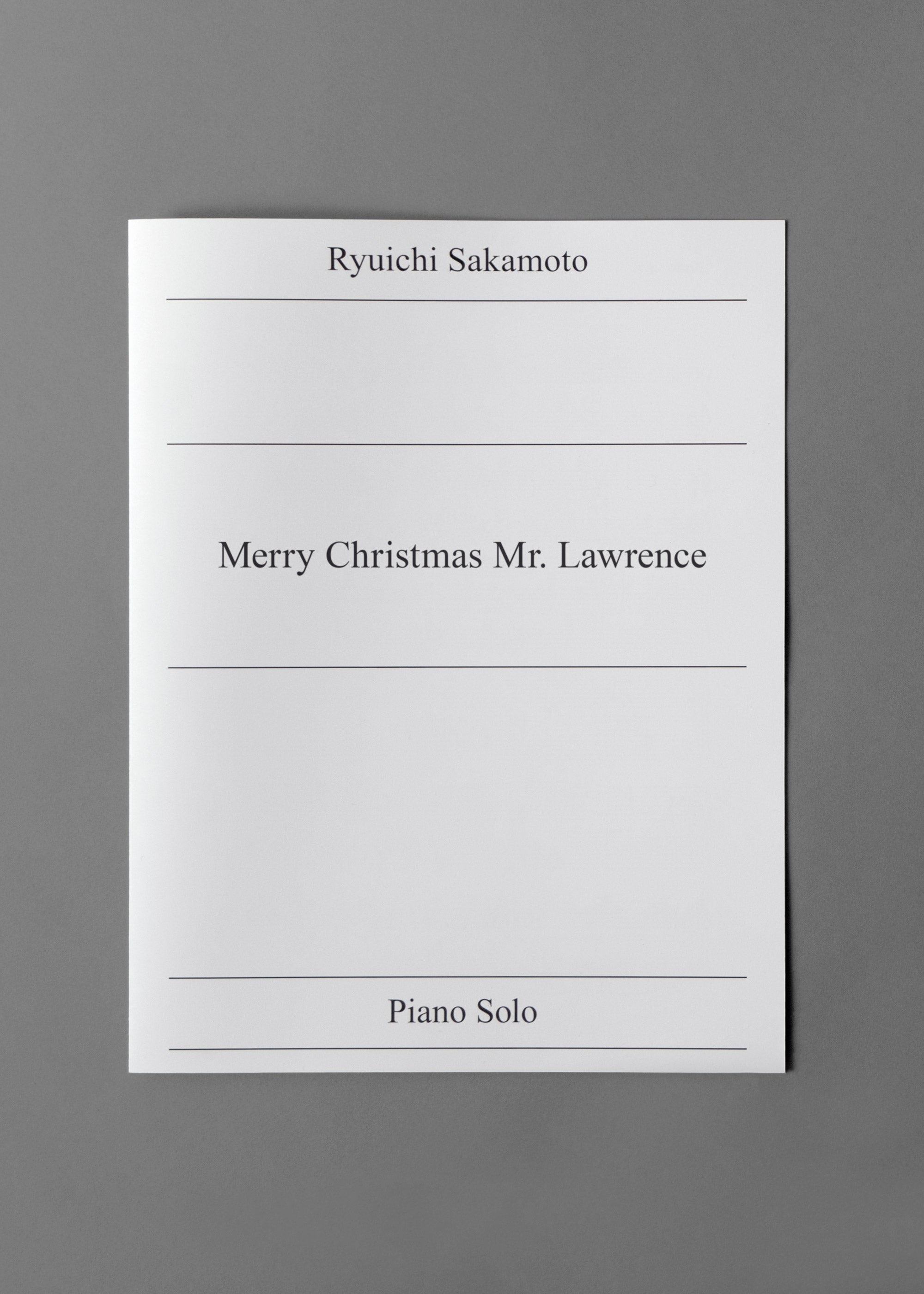 Merry Christmas Mr. Lawrence | ピアノソロ譜 | 坂本龍一オフィシャル