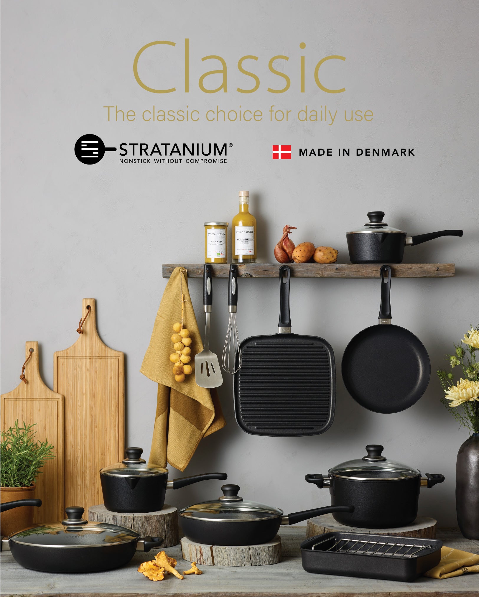 スキャンパン Classic シリーズ フライパン 20cm, 24cm, 26cm,28cm[IH