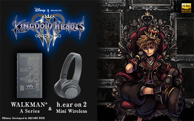 ウォークマン ＆ ヘッドホンの『キングダムハーツ3』コラボモデルが発売