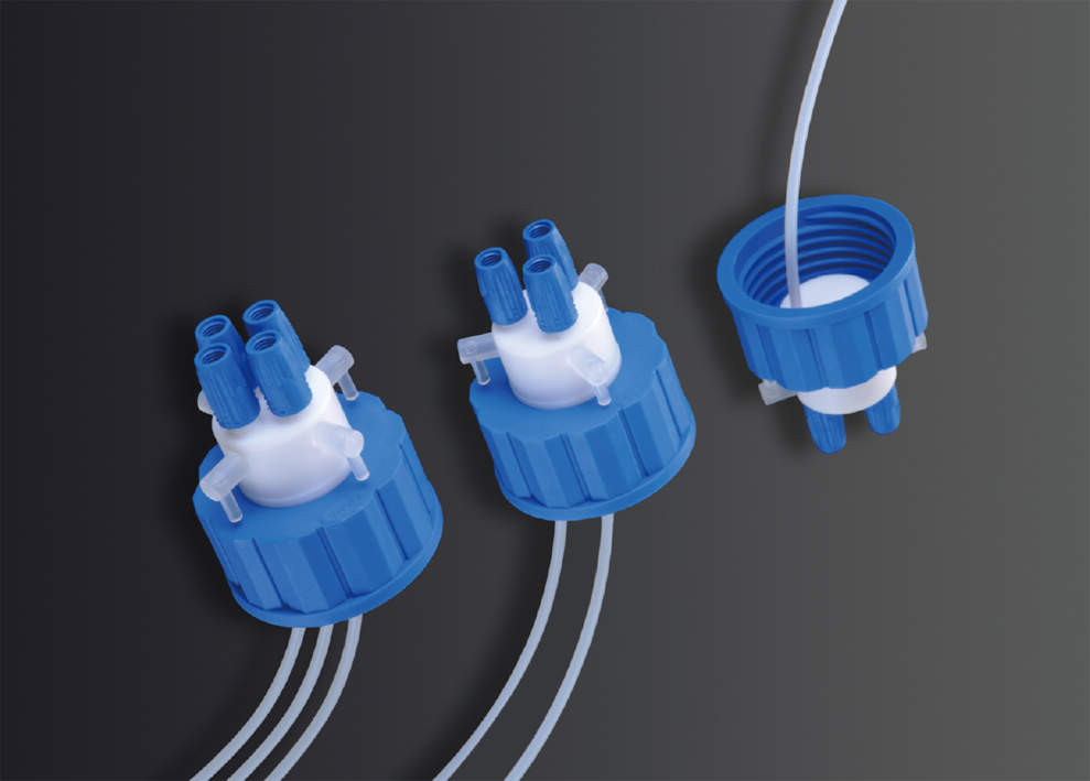 コネクター付ボトルキャップ OM4224V｜総合的理化学機器商社