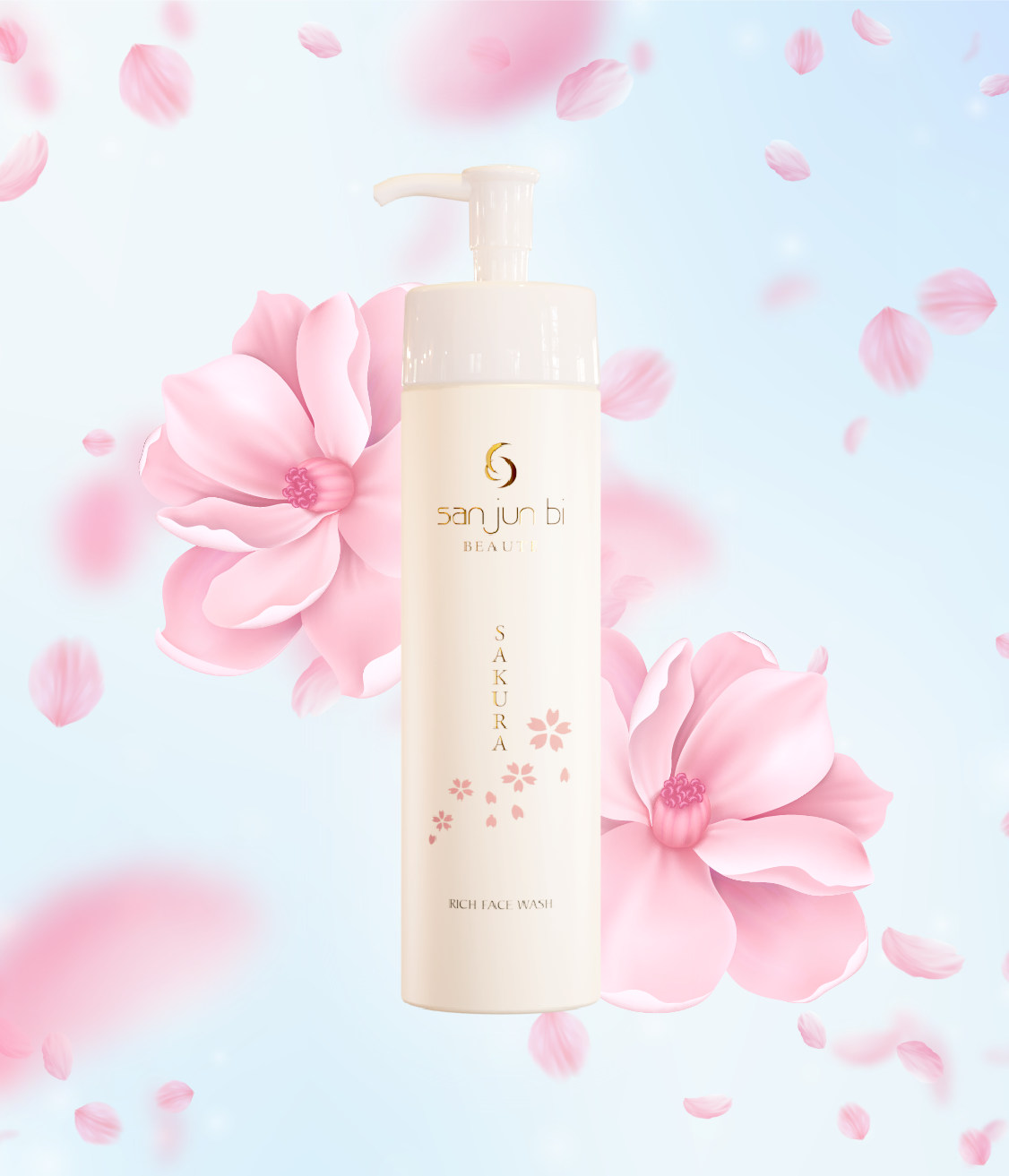桜リッチフェイスウォッシュ｜三潤美
