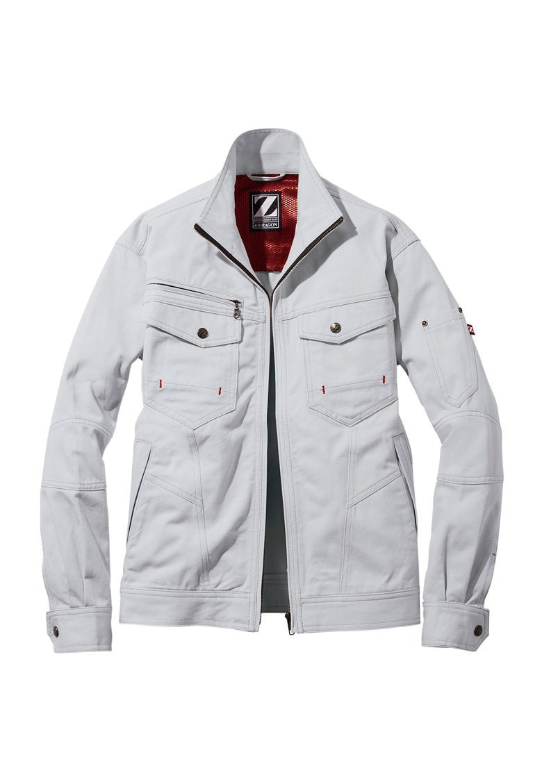 Z-DRAGON 71200 自重堂 綿100% 消臭 抗菌 ジャンパー【秋冬用】 - 作業