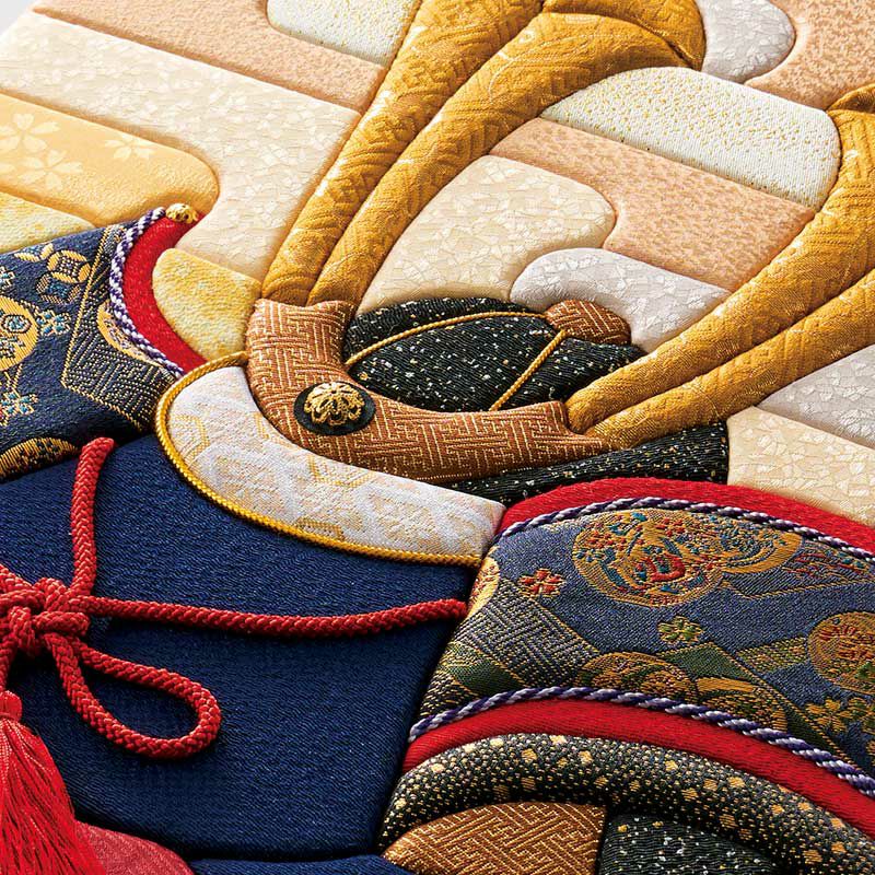 きめこみ特大・金襴の悠然兜｜株式会社さくらほりきり