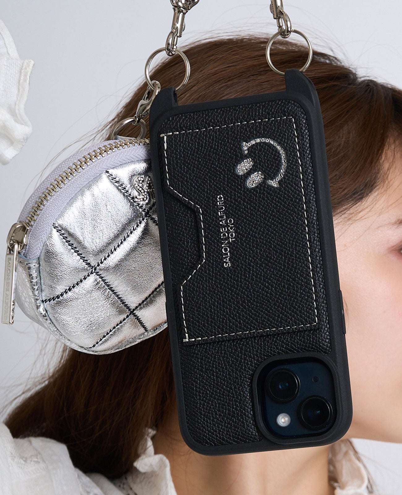 スマイルクリスタル スマホカバーケース ショルダー付きVer. 1794