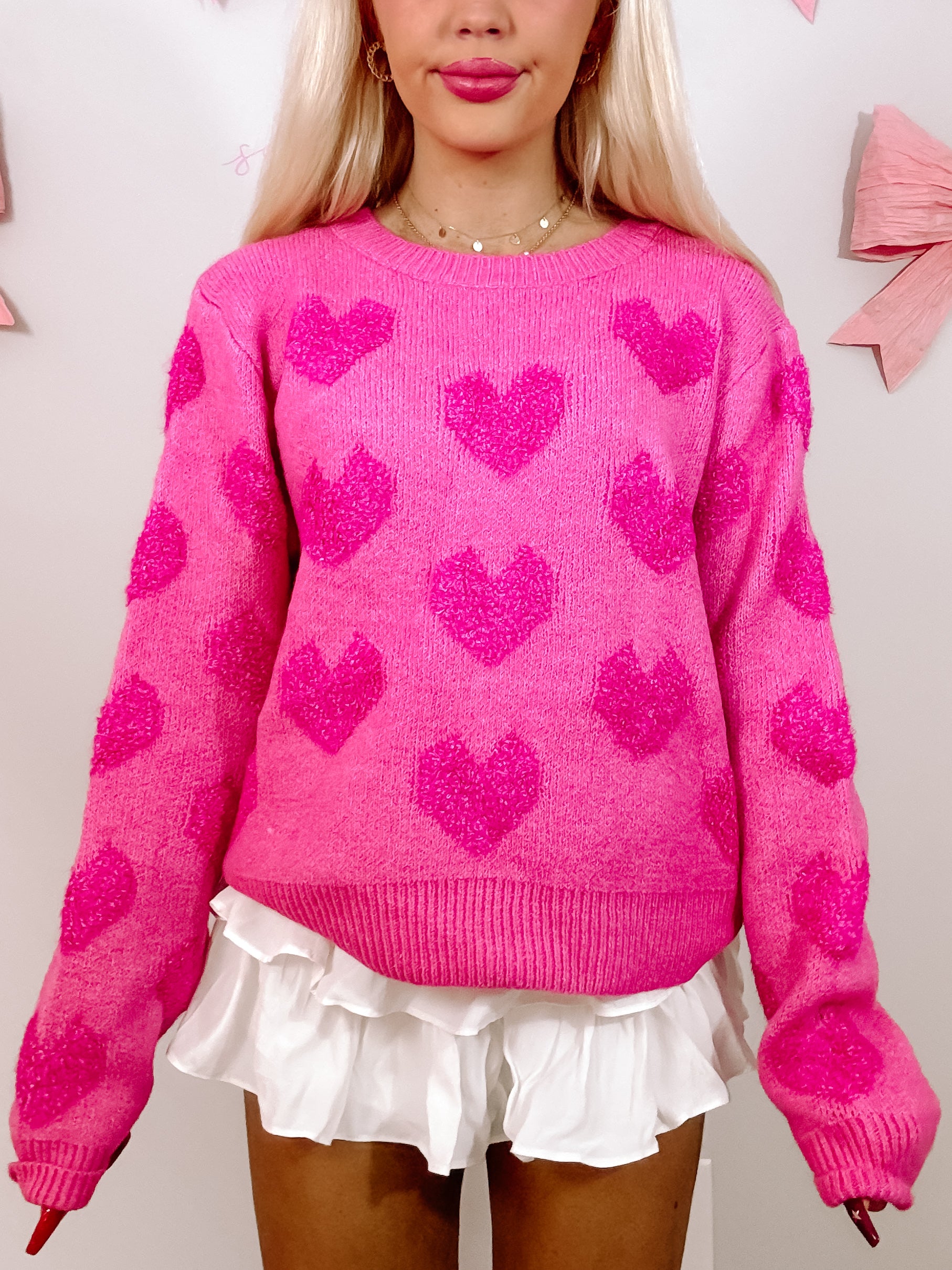 Hot Pink Change of Heart Sweater | Sassy Shortcake