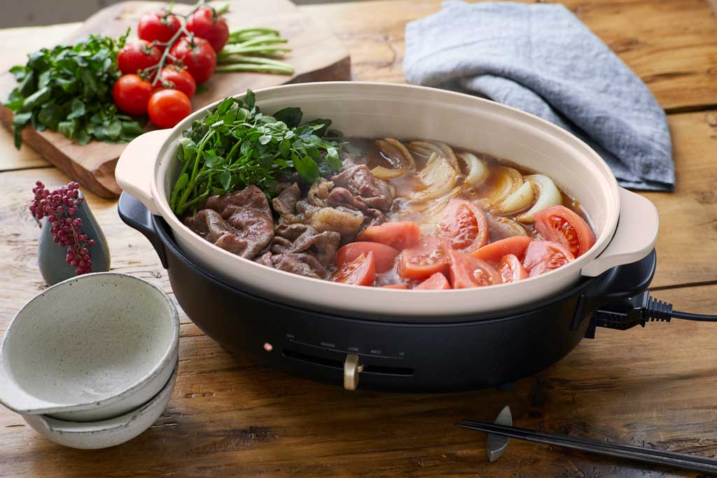 BRUNO（ブルーノ）crassy+ オーバルホットプレート用深鍋 ＜ラッピング