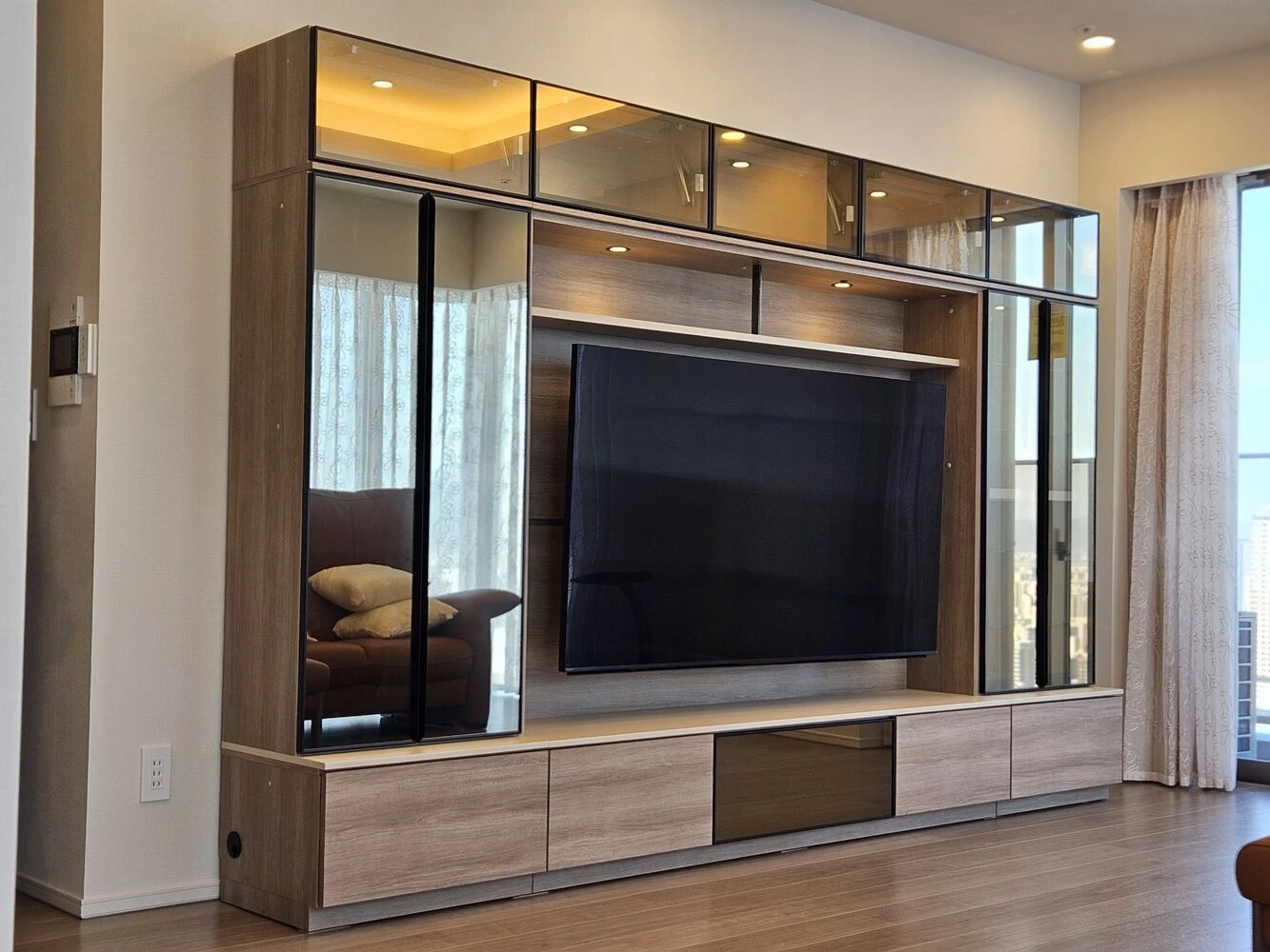 納品事例 テレビボード 壁面収納 アリシア 綾野製作所 | ブログ・納品