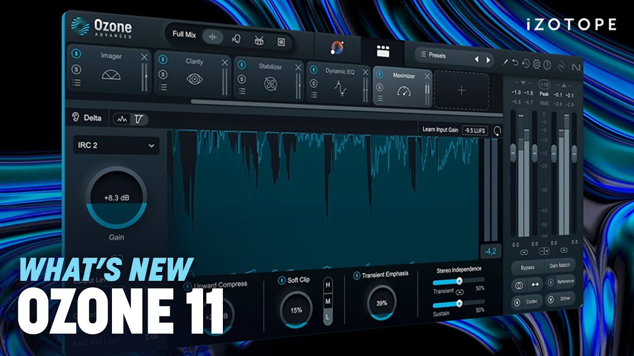 iZotope『Ozone 11』AIがアシストしてくれる総合マスタリングツール