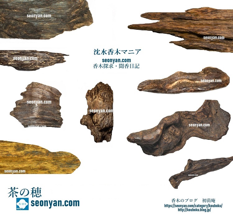 タニ沈香 インドネシア周辺の香木一覧と観察 | 茶の穂 香木と本気の茶