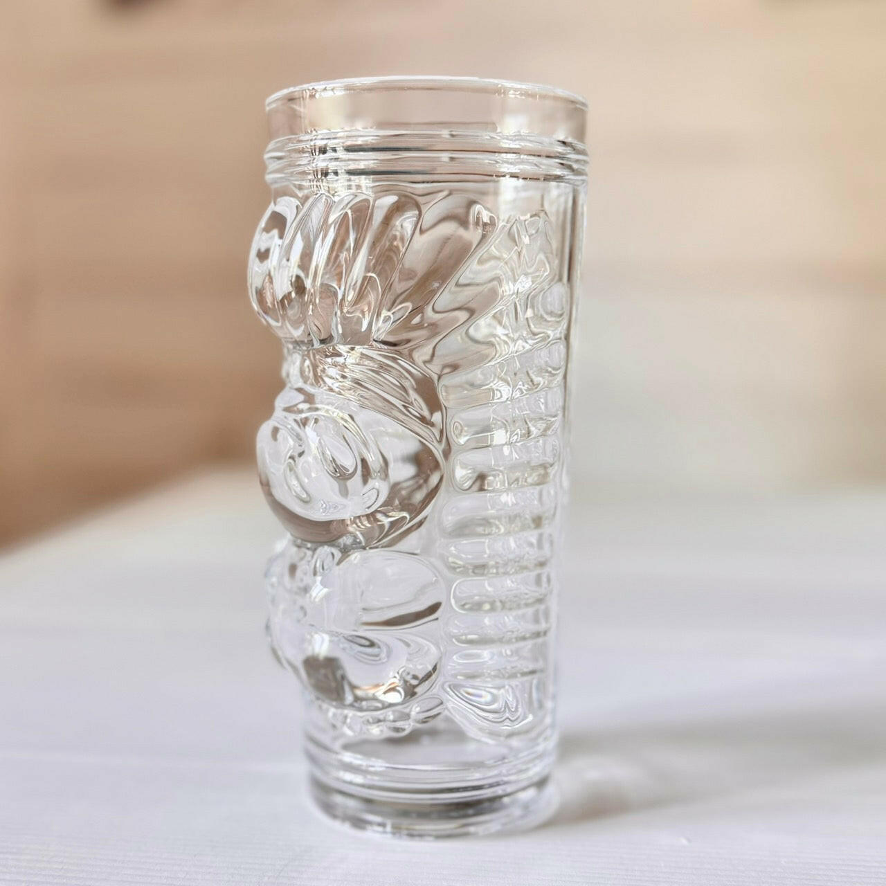 ハワイアンティキグラス カクテルブラス 神様のデザイン ガラスの