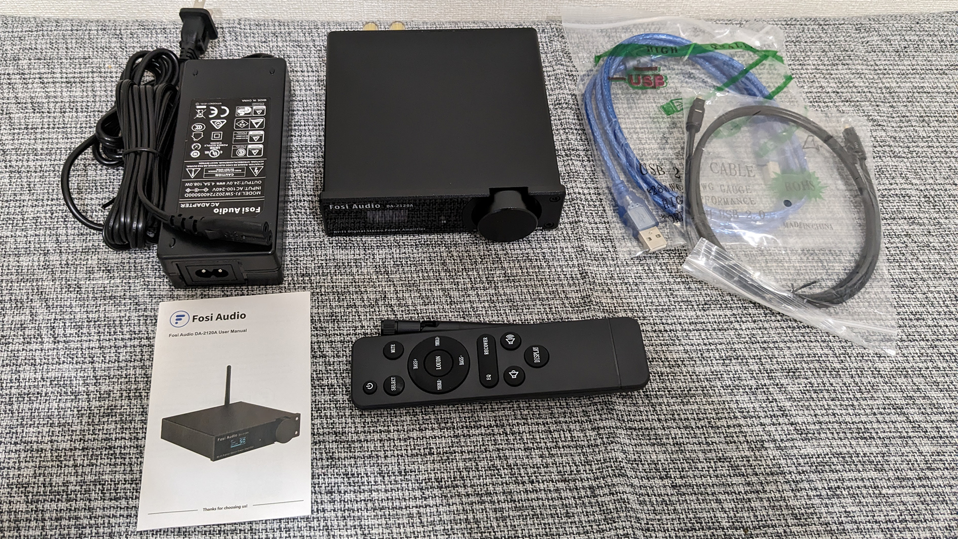 返品)中華デジタルアンプFosi Audio DA2120AをPCオーディオ用に購入