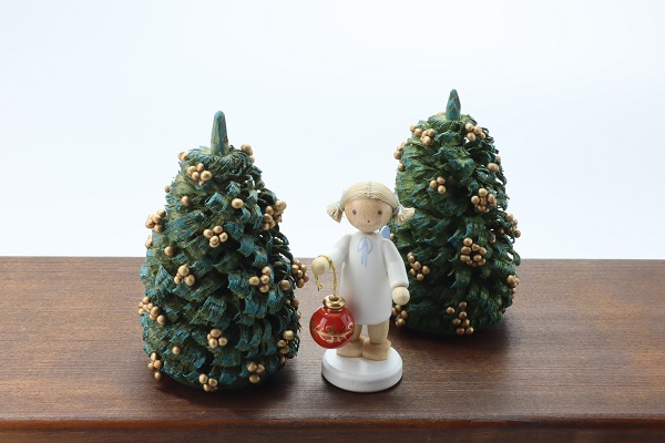 シュパンバウムFLクリスマスツリー金飾り6㎝ – ドイツ・ザイフェンの木