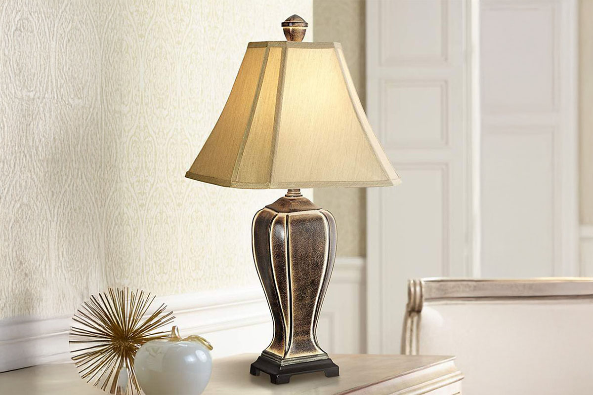 デザートクラックル1灯テーブルランプ（デザートクラック）｜クロス