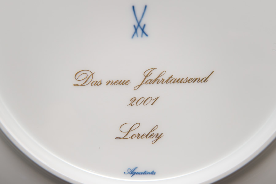 マイセン イヤープレート『ローレライ』（2001年）を買い取りました