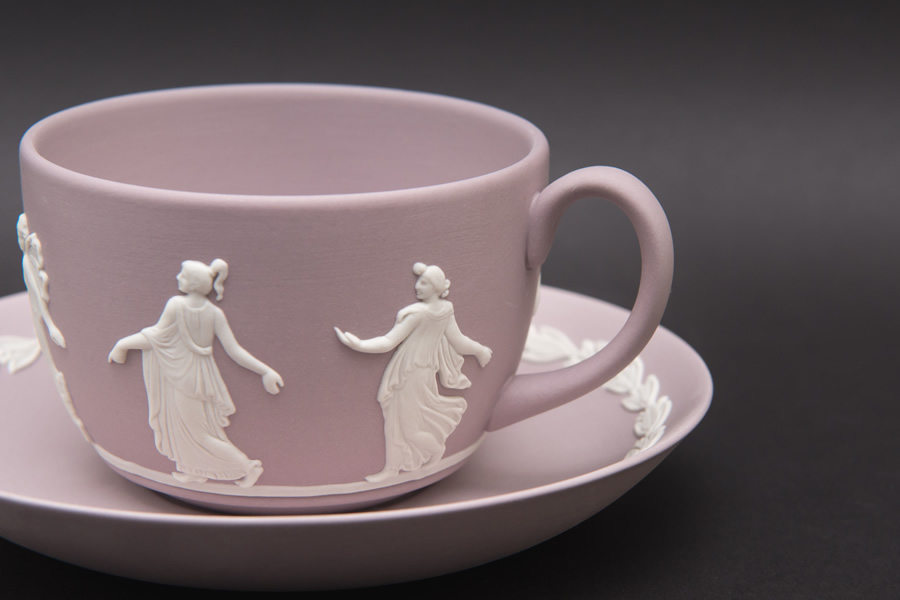 ウェッジウッド ジャスパー（ライラック） ティーカップ＆ソーサー