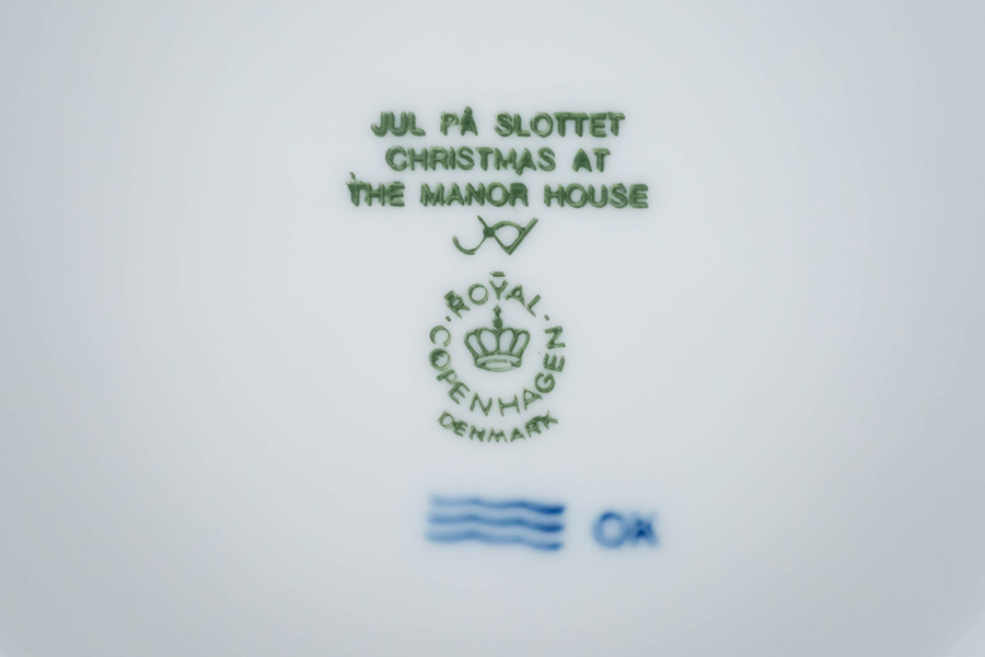 ロイヤル・コペンハーゲン イヤープレート（1995年）『Chrismas at the