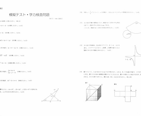 埼玉県の数学のそっくり模試を作成します 元塾講師による、本番