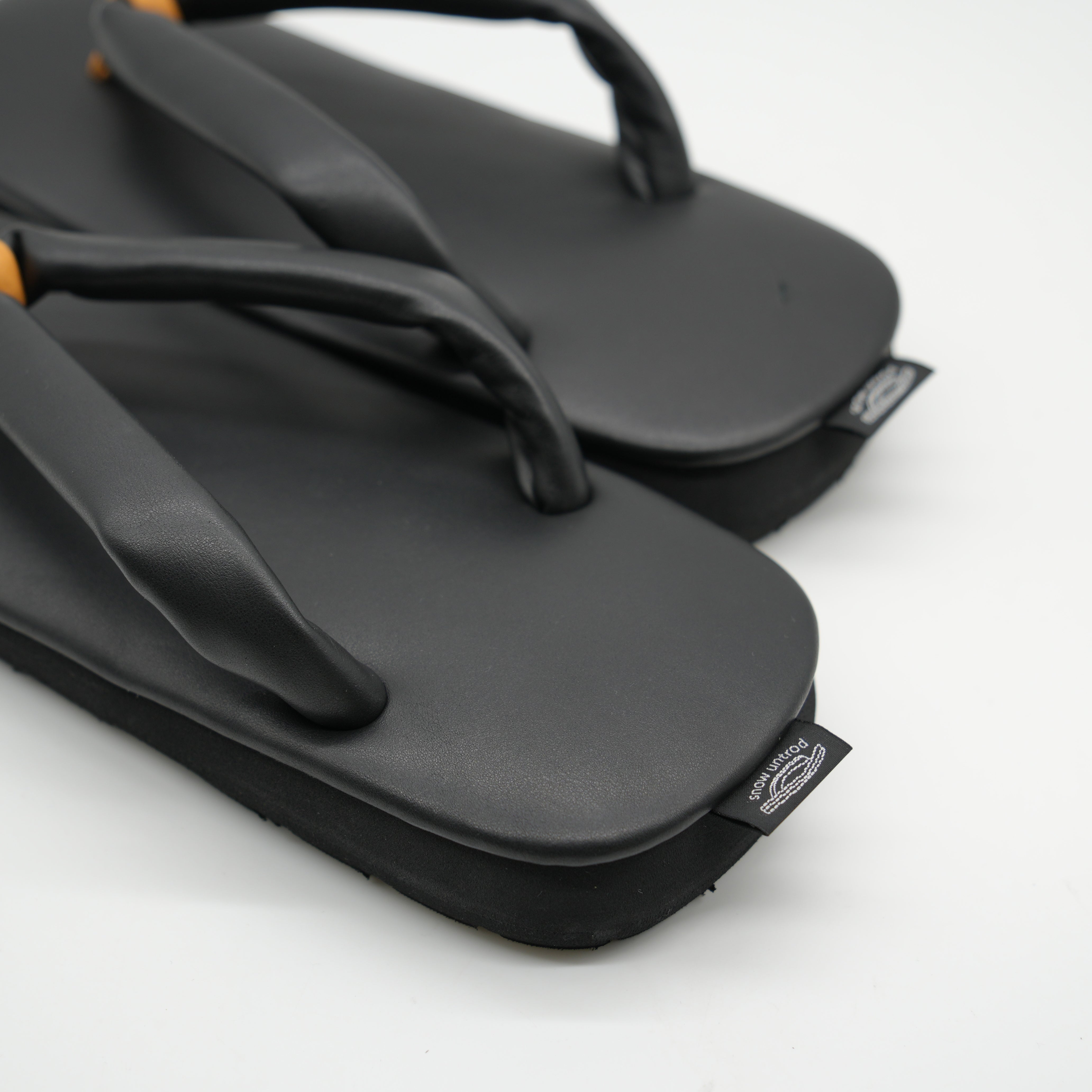 和の革靴。普段に履ける Modern雪駄 LUSH-92 black – 雪未踏 snowuntrod