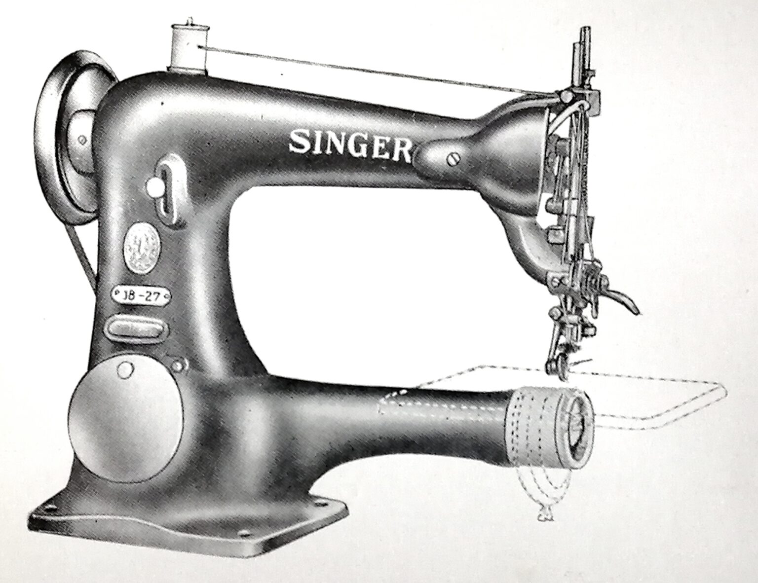 シンガー 18-2：靴甲皮縫ミシン | ミシンの世紀