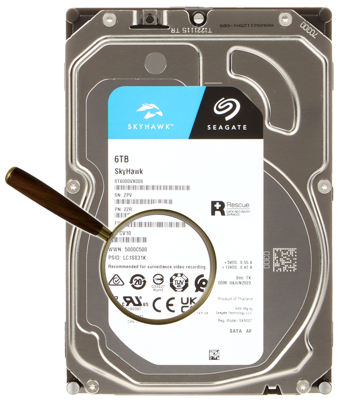 HDD FOR DVR HDD-ST6000VX009 6TB 24/7 SkyHawk SEAGATE - HDDs - Delta