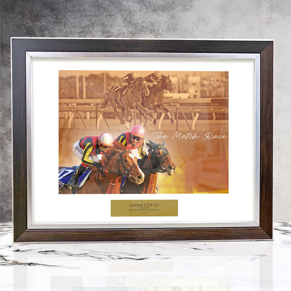 ジェンティルドンナvsオルフェーヴル・オリジナル写真パネル｜netkeiba