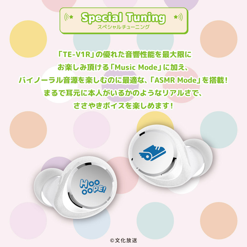 AVIOT TE-V1R-HOP｜『A&G NEXT STEP HOOOOPE!』コラボ完全ワイヤレス
