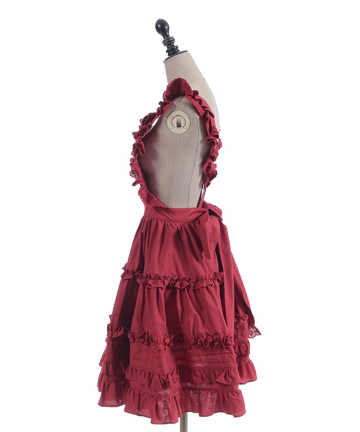 コットンフリルエプロン | Chalmiere | axes femme onlineshop